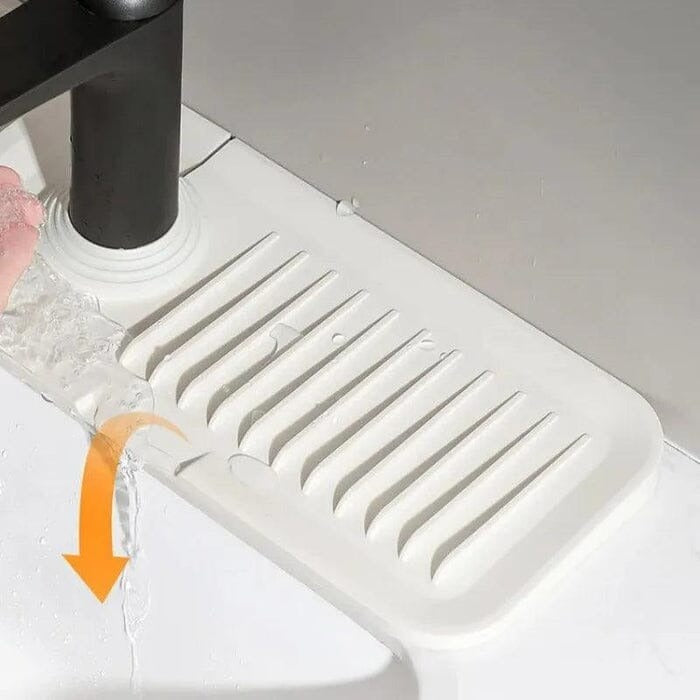 Tapis de Silicone Égouttoir pour Robinet de Cuisine - SplashFree