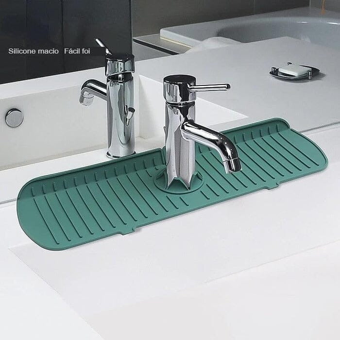 Tapis de Silicone Égouttoir pour Robinet de Cuisine - SplashFree