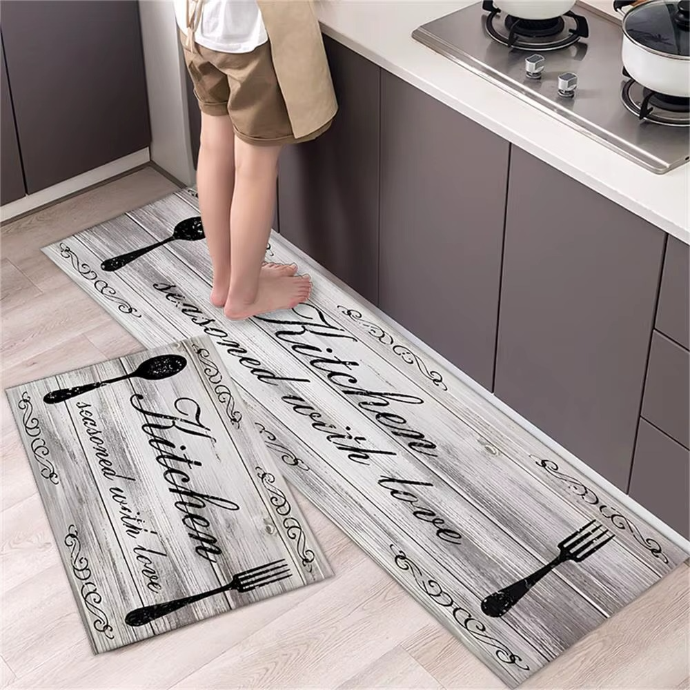 Tapis de Cuisine Antidérapant et Absorbant Premium
