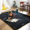 Tapis Décoratif en Peluche Antidérapant