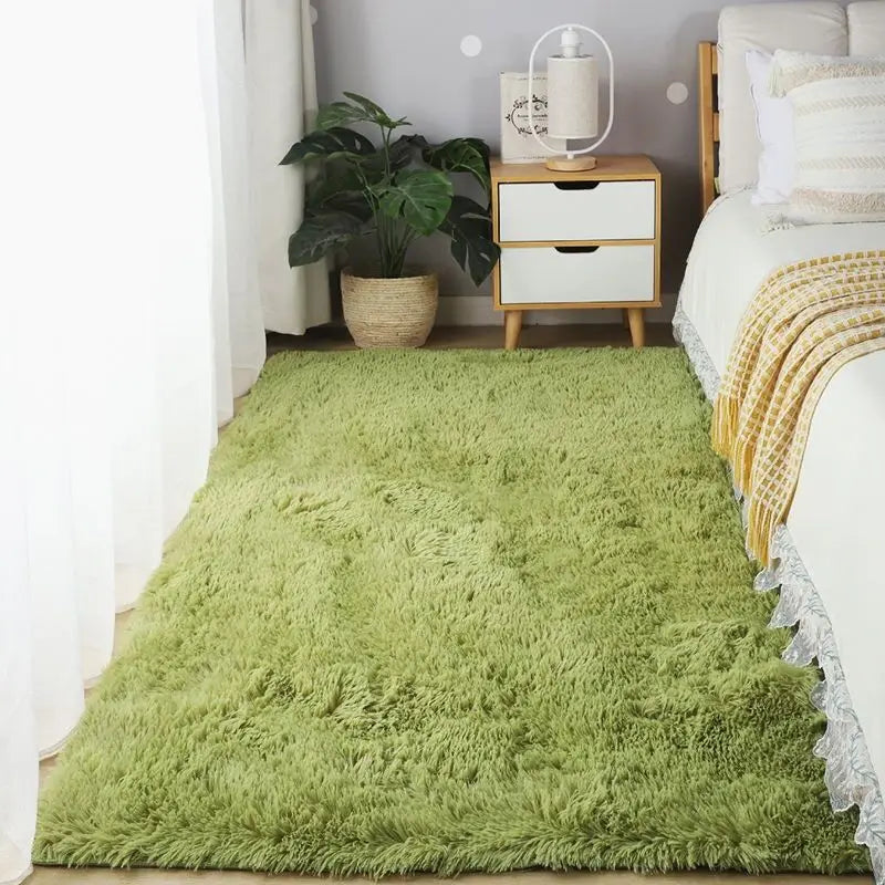 Tapis Décoratif en Peluche Antidérapant