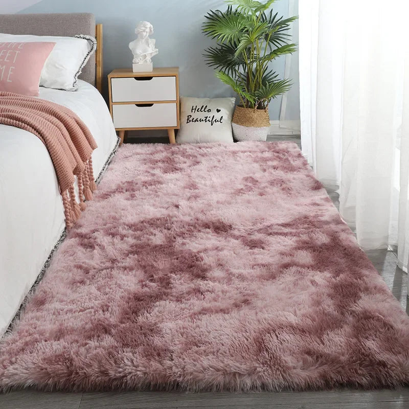 Tapis Décoratif en Velours Doux Antidérapant