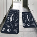 Tapis polyvalent pour cuisine antidérapant et ultra absorbant