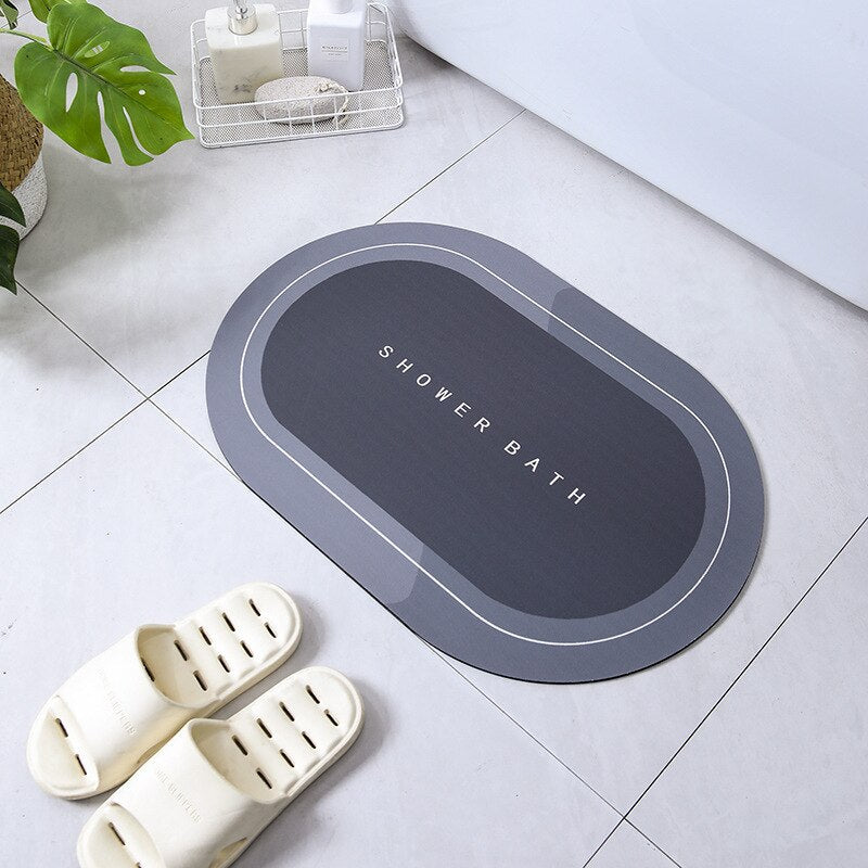 Tapis de Bain Absorbant et Antidérapant