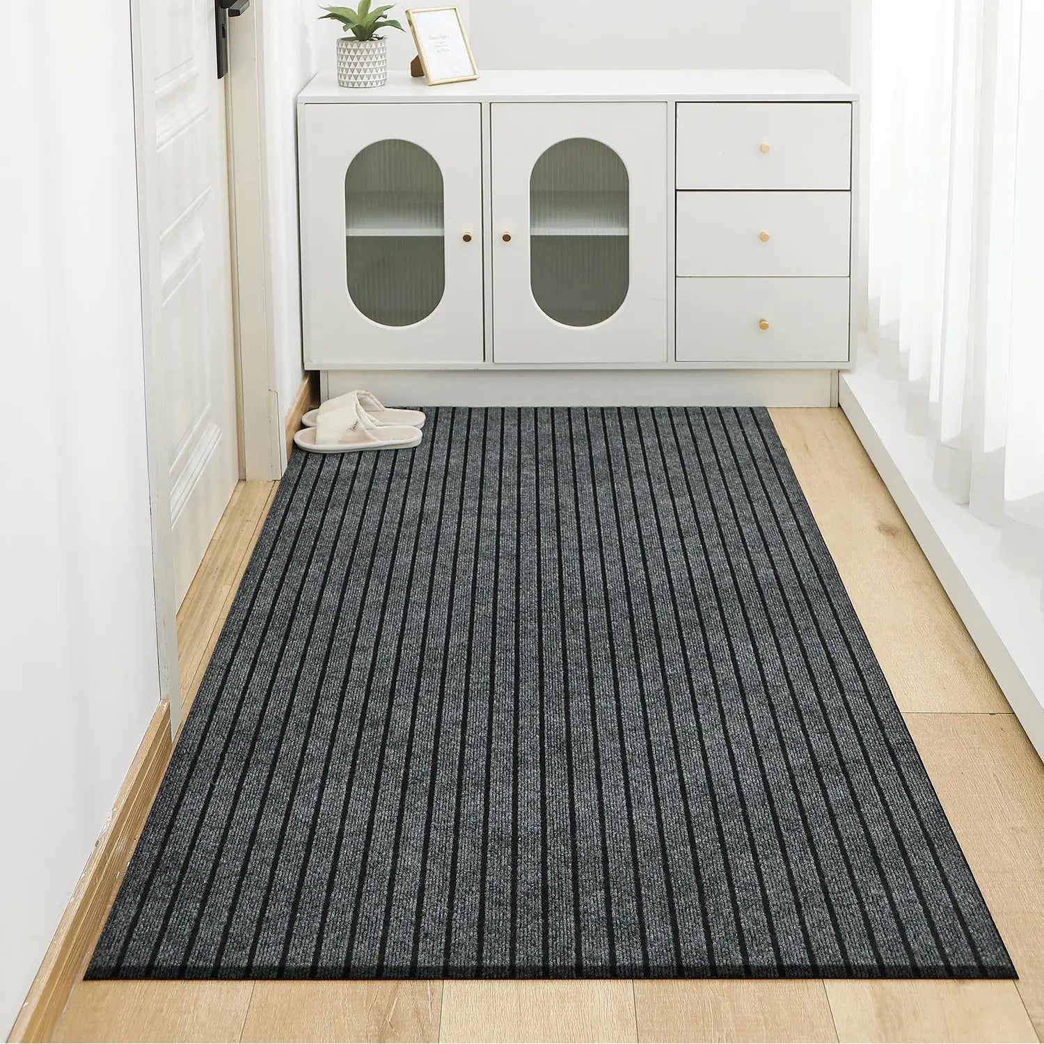 Tapis de Cuisine Carré Minimaliste Antidérapant