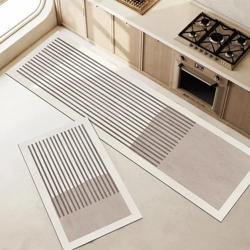Tapis de Cuisine Superabsorbant en Diatomite Antidérapant