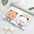 Tapis de Salle de Bain Mignon avec Motif Dessin Animé Antidérapant