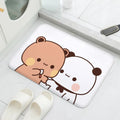 Tapis de Salle de Bain Mignon avec Motif Dessin Animé Antidérapant