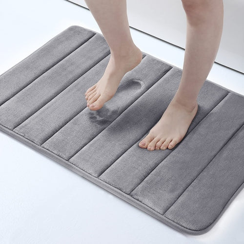 Tapis de Bain Doux Absorbant et Antidérapant