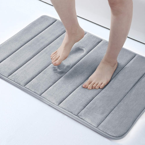 Tapis de Bain Doux Absorbant et Antidérapant