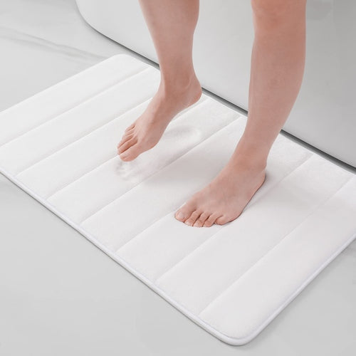 Tapis de Bain Doux Absorbant et Antidérapant