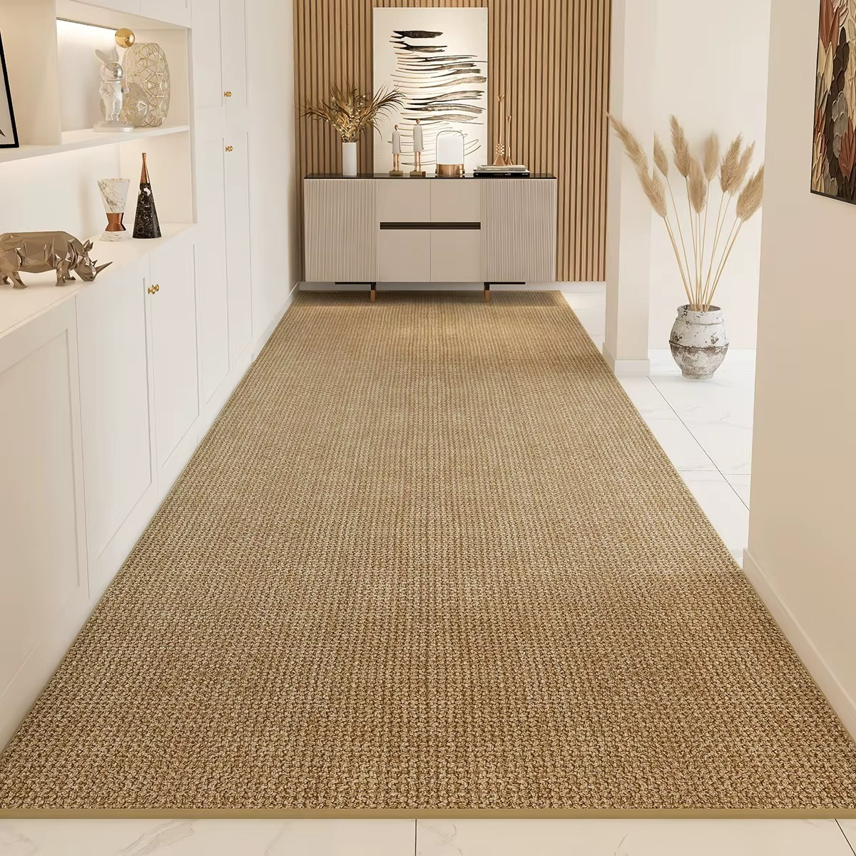 Tapis de couloir anti-poussière résistant à l’usure, long