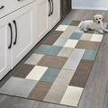 Tapis de cuisine géométrique moderne antidérapant