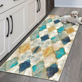 Tapis de cuisine géométrique moderne antidérapant