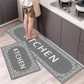Tapis de Cuisine Minimaliste Imprimé Doux et Antidérapant