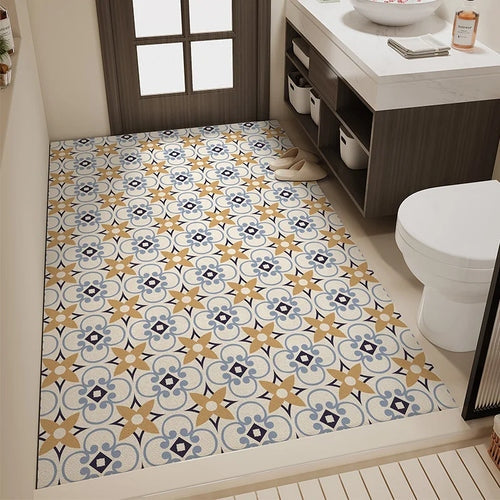 Tapis de Salle de Bain Antidérapant à Séchage Rapide