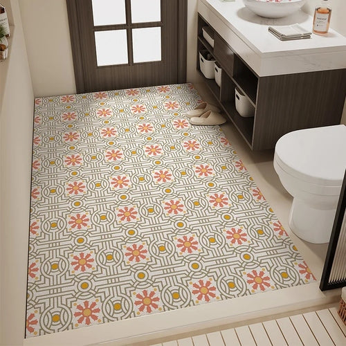 Tapis de Salle de Bain Antidérapant à Séchage Rapide