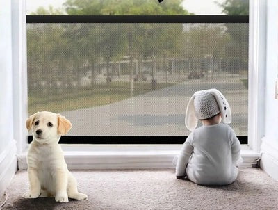 Barrière de Sécurité Rétractable pour Enfants et Animaux - SafeGuard