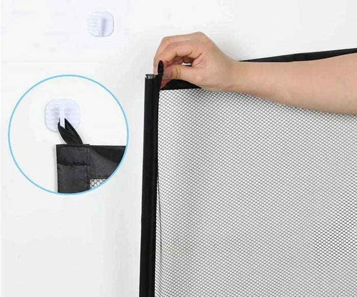 Barrière de Sécurité Rétractable pour Enfants et Animaux - SafeGuard