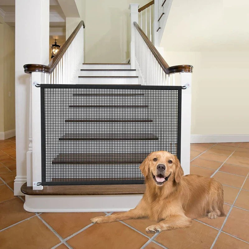 Barrière de Sécurité Rétractable pour Enfants et Animaux - SafeGuard
