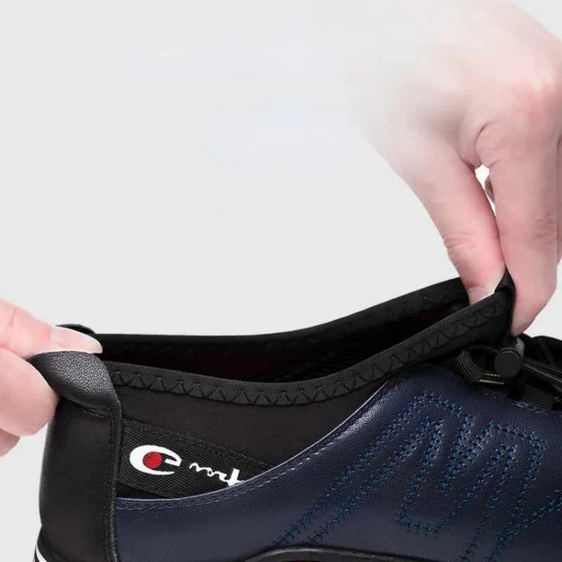 Basket Homme Casual en Cuir - UrbanChic