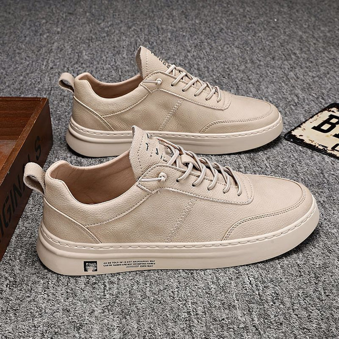 Baskets Décontractées en Cuir pour Homme - UrbanFlex