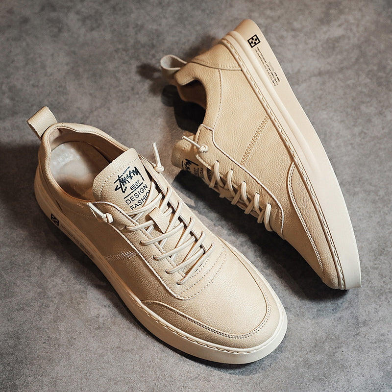 Baskets Décontractées en Cuir pour Homme - UrbanFlex