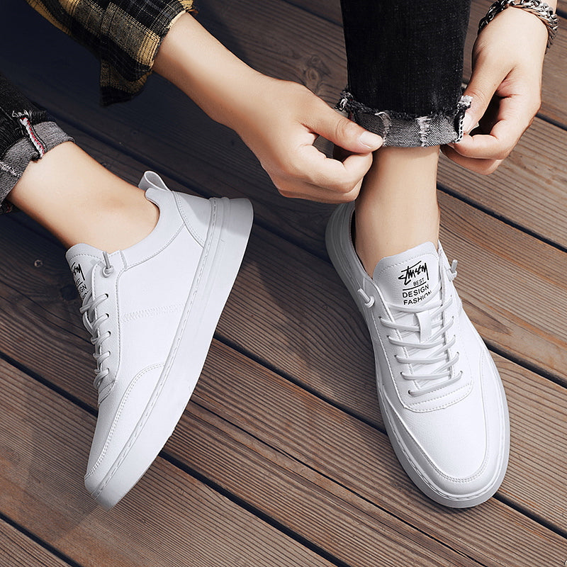 Baskets Décontractées en Cuir pour Homme - UrbanFlex
