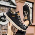 Baskets Homme Décontractées en Cuir Antidérapantes - UrbanGrip
