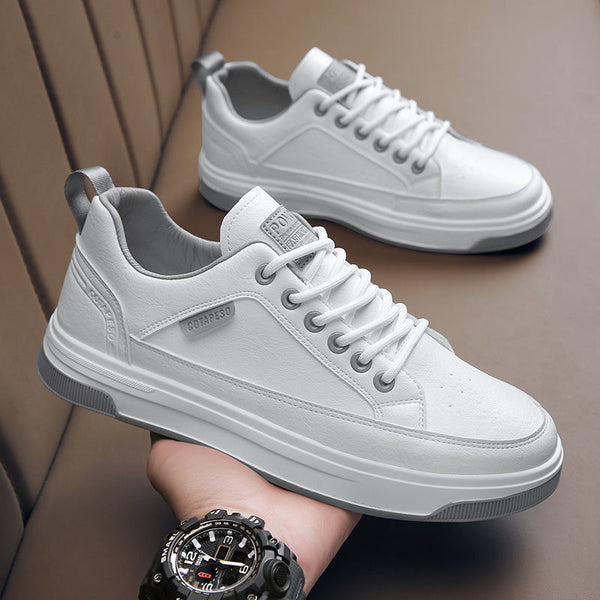 Baskets Homme Décontractées en Cuir Antidérapantes - UrbanGrip