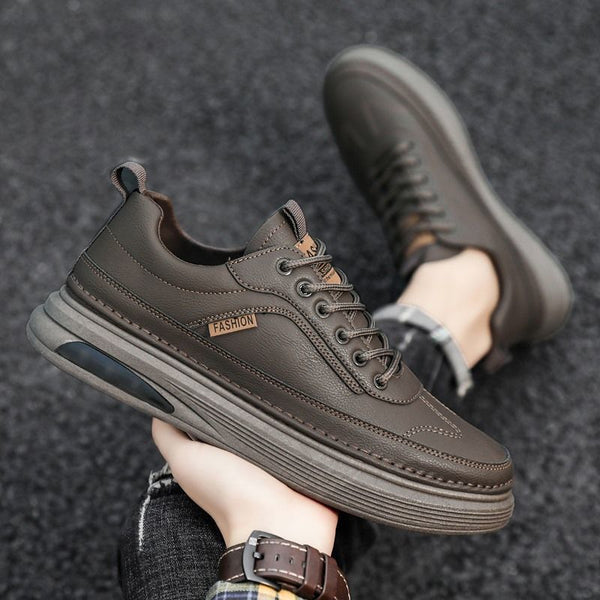 Baskets Homme Décontractées en Cuir Antidérapantes - UrbanGrip