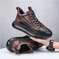 Baskets Elegance 3D en Cuir pour Homme