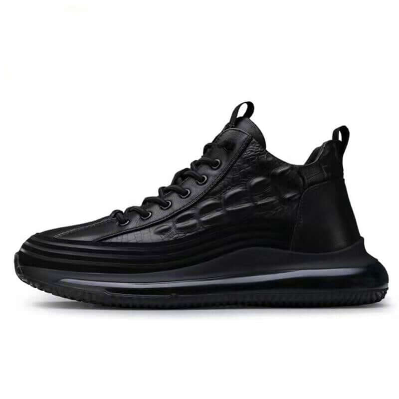 Baskets Elegance 3D en Cuir pour Homme