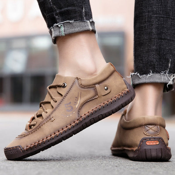 Baskets Mocassin Homme en Cuir - EliteMoc