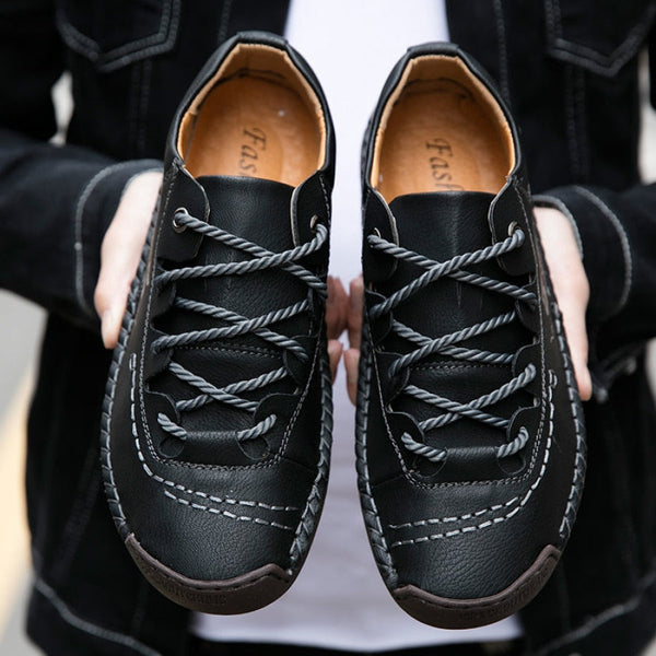 Baskets Mocassin Homme en Cuir - EliteMoc
