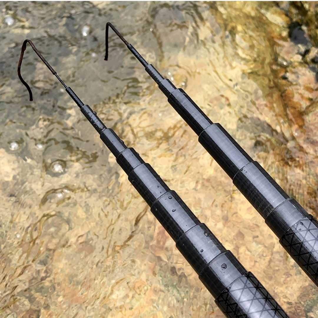 Canne à Pêche Télescopique en Fibre de Carbone Ultra Légère