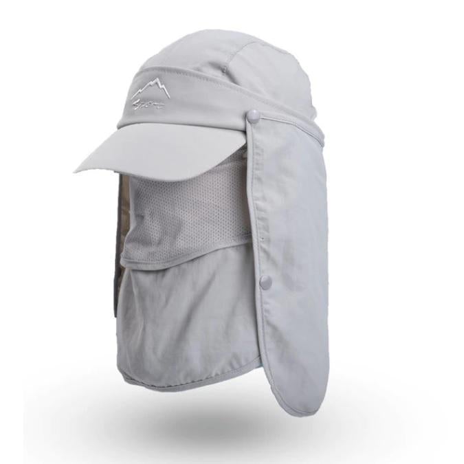 Casquette de Pêche avec Protection UV 4 en 1
