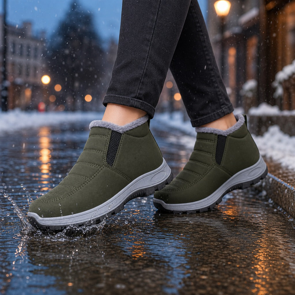 Bottes Femme Imperméables Peluche Hiver 8