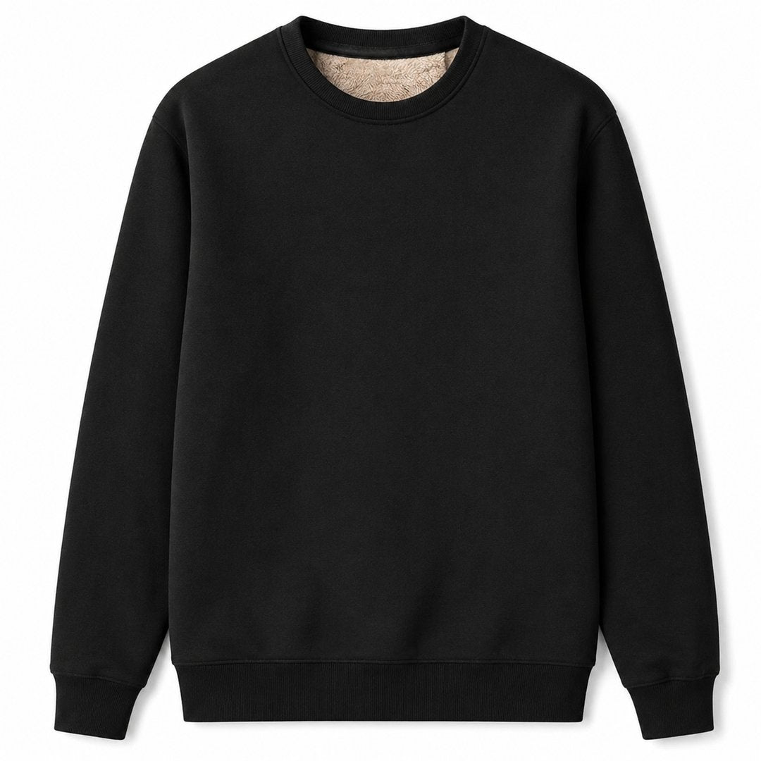 T-shirt Thermique Homme Manches Longues - Doublure Polaire, Seconde Peau Chaude et Style Coréen pour l'Hiver