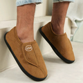 Chaussures Unisexes Effet Daim Doublées à Ouverture Large