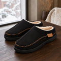 Chaussons Homme Peluche Effet Daim 1