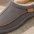 Chaussons Homme Peluche Effet Daim 5
