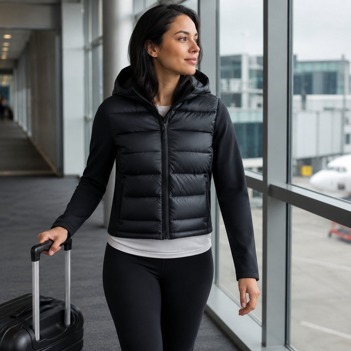 Veste Légère Femme à Capuche - lifestyle 2