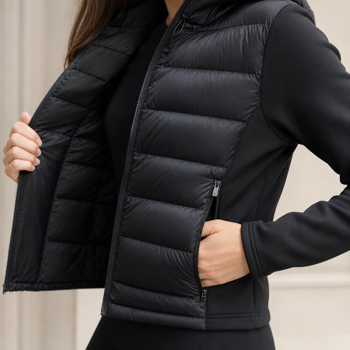 Veste Légère Femme à Capuche - lifestyle 8