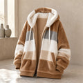 Veste Oversize Femme Peluche à Capuche Hiver 2