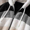 Veste Oversize Femme Peluche à Capuche Hiver 9