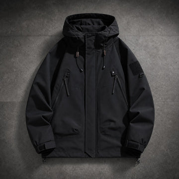 Veste Bomber Homme Softshell Imperméable à Capuche 1