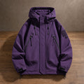 Veste Bomber Homme Softshell Imperméable à Capuche 3
