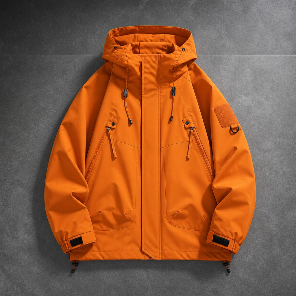 Veste Bomber Homme Softshell Imperméable à Capuche 4