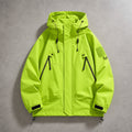 Veste Bomber Homme Softshell Imperméable à Capuche 5